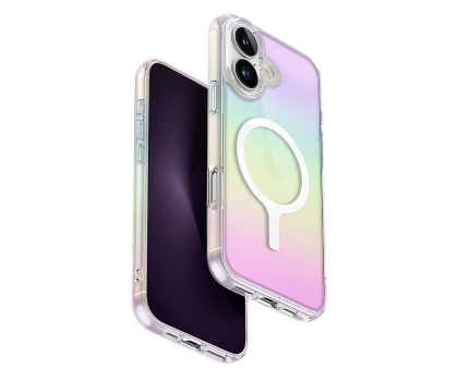 Etui / obudowa na smartfona Uniq Etui Iridescia do iPhone 16 Magclick Charging holo